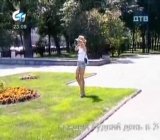 דוגמנית רוסיה בעירום בפארק!