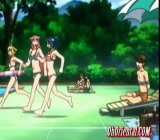 הנטי חרמנית מזדיינת חזק בפארק מים